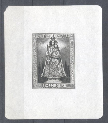 Luxembourg 1945 Madonna of Luxemburg -fault in corner- MNH M.304 foto
