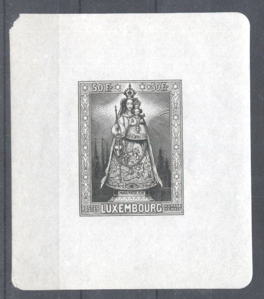 Luxembourg 1945 Madonna of Luxemburg -fault in corner- MNH M.304