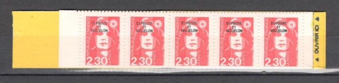 St.Pierre si Miquelon.1990 Marianne-supr. carnet SS.80