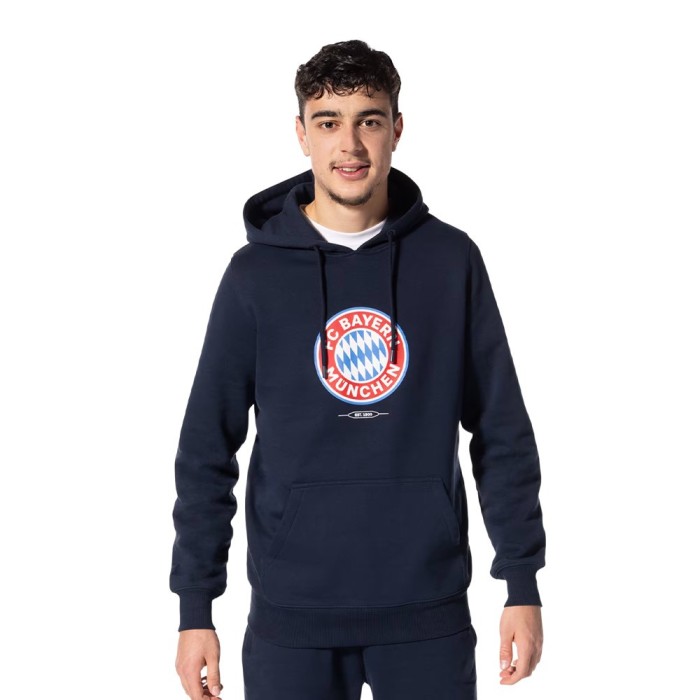 Bayern M&uuml;nchen hanorac de bărbați cu glugă Essential navy - M