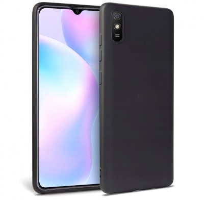Husa TPU Tech-Protect Icon pentru Xiaomi Redmi 9A, Neagra foto