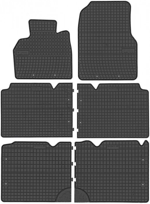 Set Covorase Auto Cauciuc Negro Renault Espace 4 2002-2015 546870+546924