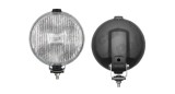 Proiector auto Wesem 12/24V rotund bec H3 partea stanga/dreapta 183x97mm cu lumina de ceata, sticla alba carcasa neagra, 1 buc.