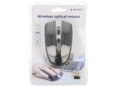 Mouse Optic Wireless Negru/Gri 10m 4 Butoane USB A