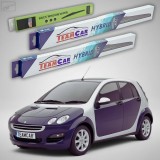 Cumpara ieftin Ștergătoare Smart Forfour 454 2004-2007 | Set Față și Spate Hibrid &ndash; TeamCar&reg;