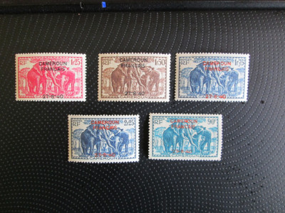 CAMERUN COLONIE FRANTA DULU TIPAR SERIE MNH=83 foto