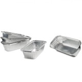 Forme Aluminiu, Chec, Set 5 Bucăți, Dimensiuni 22x11.4x5.5 cm, Argintiu, Oem