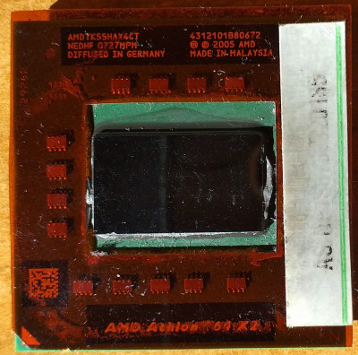AMD Mobile Athlon 64 X2 TK-55 (1,8 GHz) foto