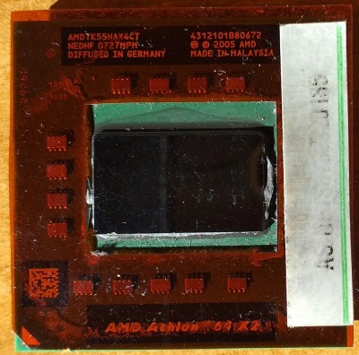 AMD Mobile Athlon 64 X2 TK-55 (1,8 GHz) foto