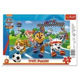 PUZZLE TREFL 15 CU CADRU PATRULA CATELUSILOR CAINI DE AJUTOR