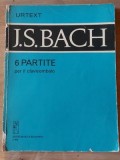 PARTITURA J. S. Bach- 6 partite per il clavicembalo