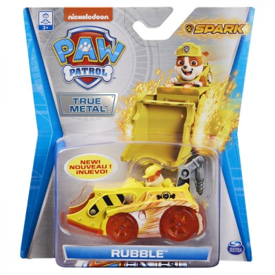 PATRULA CATELUSILOR MACHETA METALICA SPARK RUBBLE SuperHeroes ToysZone foto