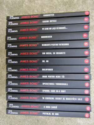 JAMES BOND SERIA-IAN FLEMING (14 VOL) foto