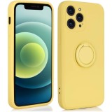 Cumpara ieftin Husa iPhone 11 Pro Max 6.5 Ring Galben