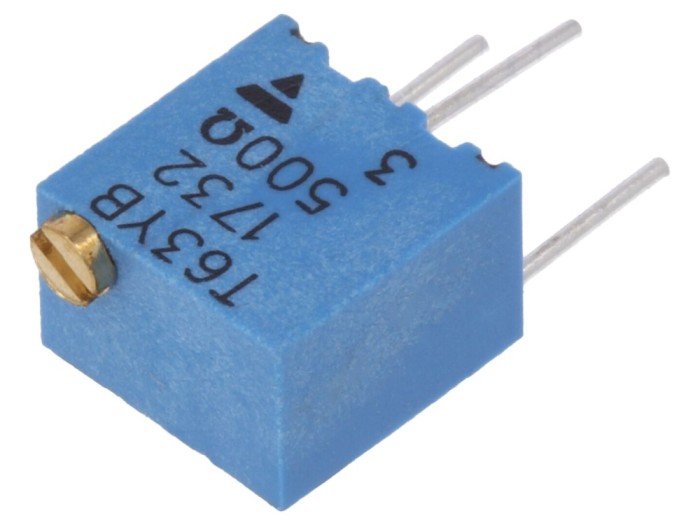 Potentiometru multitură 500&Omega;, IP67