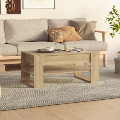 Gossi masuta de cafea, stejar sonoma, 102x55x45 cm, lemn prelucrat foto
