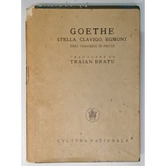 STELLA, CLAVIGO, EGMONT de GOETHE , 1925