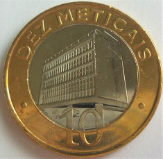 Moneda exotica / bimetal 10 METICAIS - MOZAMBIC, anul 2006 *cod 889 = UNC foto