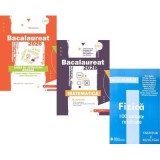 Pachet Bacalaureat 2026. Limba si literatura romana, Matematica M_Mate-Info si Fizica 100 variante rezolvate - Mihaela Dobos, Gheorghe Iurea, Doru Bad