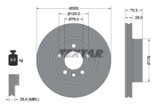TEXTAR 92288403 PRO Disc frana