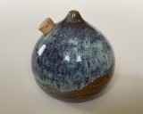 Lampa din ceramica smaltuita, Studio scandinav, anii 1960, semnata