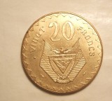 Cumpara ieftin RWANDA 20 FRANCI 1977, Africa