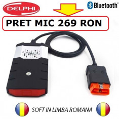 Interfata Diagnoza Auto Delphi DS150E / Soft Romana / Bluetooth / USB foto