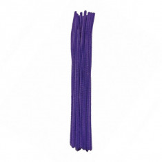 Accesorii creatie sarma plusata violet,25 bucati set