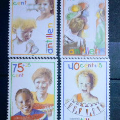 Antilele olandeze 1998 jocuri de copii serie 4v nestampilata