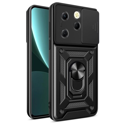 Husa Infinix Hot 40 protectie camera Techsuit CamShield Series, negru foto