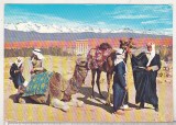 bnk cp Liban - Baalbeck vedere generala si conducatori camile - Kruger - uzata
