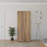 Cumpara ieftin Dulap Haine Adore Oryana cu 5 rafturi si umeras, 90 x 210 x 62 cm