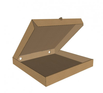 Cutie pizza 320x320x35 mm, natur, microondul E 360 gr foto