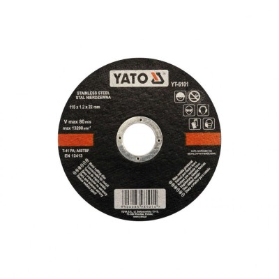 Disc debitat otel inoxidabil 115 x 1.2 x 22 mm Yato YT-6101 foto