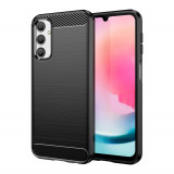 Husa silicon Samsung Galaxy A05s Carbon Negru Techsuit