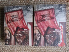 Fratii Karamazov - Feodor Dostoievski, 2 Vol. (Cartea Romaneasca, 1986) Roman Beletristica