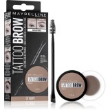 MAYBELLINE NEW YORK Tattoo Brow pomadă din gel pentru spr&acirc;ncene culoare 01 Taupe 3.5 ml