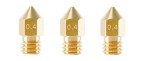 Set 5 Duze Extrudare Imprimanta 3D M6, 0.4mm, Alama Aurie, PLA/ABS 1.75mm