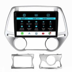 Navigatie Dedicata Hyundai I20 (2011-2015),QuadCore, 9Inch, 4Gb Ram, 64Gb Stocare, Carplay