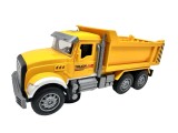 Jucarie Camion basculanta galben de constructii lumini si sunete