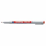 Marker nepermanent Edding OHP 152, varf rotund, 1. 0 mm, rosu