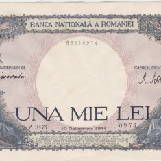 ROMANIA 1000 LEI Octombrie 1944 aUNC