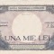 ROMANIA 1000 LEI Octombrie 1944 aUNC