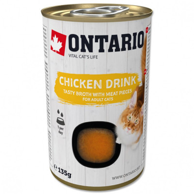 Hrană lichidă pe bază de pui Ontario Cat 135 g foto