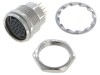 Conector circular soclu pt. montare pe panou