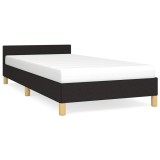 Cumpara ieftin Cadru de pat fara saltea, negru, 100x200 cm, textil