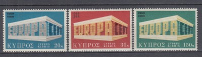 CIPRU CIPRU GREC 1969 EUROPA SERIE MNH foto