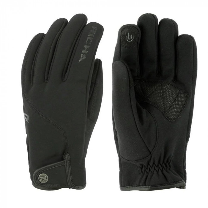 Manusi Moto Richa Scoot Softshell Gloves, Negru, Small