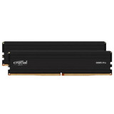 Memorie, Crucial, DDR5, 32GB, 5600 MHz, Dual channel, CL46, 1.1V, Negru