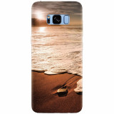Husa silicon pentru Samsung S8 Plus, Sunset Foamy Beach Wave